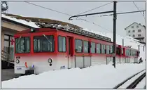 BDhe 4/4 21 auf Rigi Kulm. (04.04.2013)