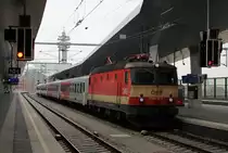 1144 117 beim bereitstellen des Zuges 7535  Schloss Esterh�zy in Eisenstadt  von Wien Hauptbahnhof (Wbf) nach Hegyeshalom/Strass-Sommerein (He); am 06.04.2013