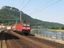 143 338 mit einer RB in K�nigstein (27.07.2006)