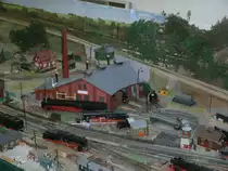 Ein Dampfbw auf der zweiten Sassnitzer H0-Anlage.Aufgenommen am 29.Dezember 2012 in Sassnitz.