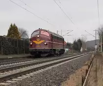 Und dann kam noch die MY1151 als Tfzf in Richtung S�den durch Ludwigsau-Friedlos. Aufgenommen am 01.03.2013.