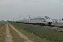 403 536-6  Ingolstadt  am 27.03.2013 auf dem Weg von Basel nach K�ln. Hier kurz hinter M�llheim (Baden) bei H�gelheim.