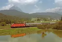 1044.094 f�hrt am 17.6.90 mit E-683 kurz nach Seefeld in Richtung Innsbruck