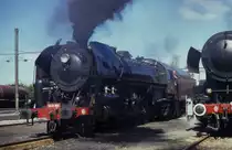 Zum Jubil�um am 7.9.1996 war auch die franz�sische Dampflok 
141R568 im Depot Luxembourg zu Gast.