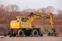 Atlas Bagger ZW 1604 BB abgestellt in Hochstadt/ Marktzeuln am 07.04.2013.