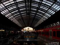 Bahnsteigs�berdachung vom K�lner Hauptbahnhof.