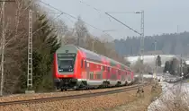 IRE 5316 (Kreuzlingen-Karlsruhe Hbf) mit Schublok 146 238-1 bei St.georgen 4.4.13