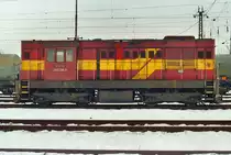 742 296-7 am 08.J�nner 2002 im Bf. Bratislava Ustredna Nakladna Stanica. (Scan vom Fotopositiv) 

