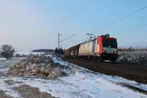 Mitte M�rz 2013 war SETG 482 042 mit H-Wagen zwischen Elze und Nordstemmen (KBS 350) auf dem Weg Richtung Bremen.