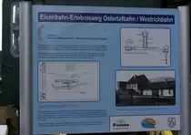 Der Erlebnisweg Eisenbahn Ostertalbahn/Westrichbahn beginnt in  Schwarzerden.
Bahnstrecken 3201 T�rkism�hle - Kusel (Westrichbahn) und 3204 Ottweiler - Schwarzerden (Ostertalbahn).