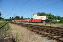07/2006 Bf. Bad Kleinen RE von Schwerin nach Rostock f�hrt ein.