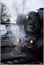 Ecken. Kanten. Jumbo - Impression der 44 2546 beim Plandampfevent  85 Jahre Baureihe 44) in Bad Salzungen.
12.04.2013