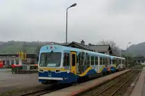 5090 017 und 5090 009 beim Wenden von den Z�gen 6921/6922 in Gstadt; am 19.04.2013