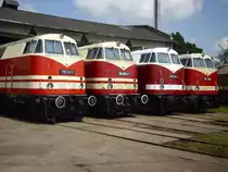 V180-Parade beim Eisenbahnfest in Weimar 24.05.2008