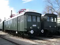V60 003 und V40 016 am 13. April 2013 im Eisenbahnmuseum in Budapest.