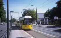Berlin BVG SL 63 (GT6-94 1035) Mahlsdorfer Strasse / S K�penick am 24. Juli 2012.
