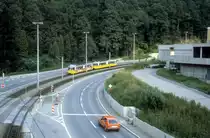 Stuttgart SSB SL 9 (GT4+GT4) Beethovenstrasse im Juli 1979.