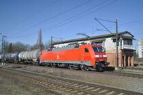 152 025-3 ist am 5.03.2013 in Lehrte.