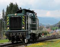 Da  Realsolot  blht im Bahnhof Wies Eibiswald am 24.04.2013 
