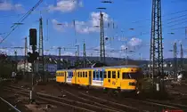 Von Heerlen kommend hat ein DE2 der NS sein Ziel Aachen Hbf. erreicht (um 1997)