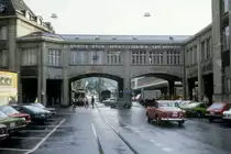 Trogenerbahn: Ein TB-Pendelzug h�lt am 27. Juni 1980 im Bahnhof der Appenzellerbahnen in St. Gallen.
