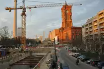 Berlin im April 2013. Hier wird die Vortriebsmaschine f�r die U 5 zusammengebaut