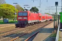 143 958-7 als Schublok einer RB27 in Rheydt Hbf am 24.4.2013