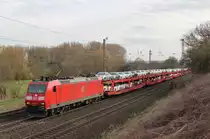 Am 17.April 2013 war 185 144 mit GA60090 Sindelfingen->Bremerhaven bei Elze auf dem Weg Richtung Norden.
