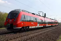 Der neue 2442 717 f�r den Werdenfelstakt auf der Mittenwaldbahn f�hrt als Testfahrt durch M�nchen Westkreuz am 25.04.2013