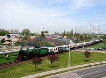 109.109 zwischen Győr-Gy�rv�ros und Győrszabadhegy Richtung Veszpr�m (�ber Bakonybahn)27.04.2013.