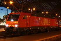 WLE 81 am 4.11.12 beim Halt in K�ln Hbf.
