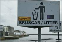 Hier in Galway kein Thema, aber doch ein Foto wert:  Stuttgart 21 ...
Am linken Bildrand ist der Claddagh Quay zu erkennen und das so kstliche Restaurant Nimmos. 
15. April 2013