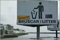 Hier in Galway kein Thema, aber doch ein Foto wert:  Stuttgart 21 ...
Am linken Bildrand ist der Claddagh Quay zu erkennen und das so k�stliche Restaurant Nimmos. 
15. April 2013