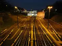Hamburg am 24.4.2013: U-Bahnhof Billstedt von der Ostseite gesehen