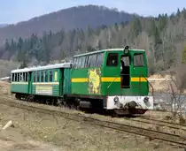 Waldbahn Vyhoda: TU6P am sonnt�glichen Touristenzug (21.4.2013