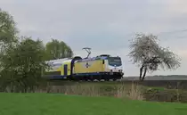 Am 28.April 2013 war ME146 01 mit einem ME s�dlich von Elze(Han) auf dem Weg nach G�ttingen.