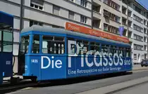 B 1435 macht neu Werbung f�r die Picasso Kunstausstellung im Kunstmuseum Basel. Die Aufnahme stammt vom 25.04.2013.
