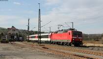 120 120-1 mit dem IC 281 (Stuttgart Hbf-Z�rich HB) bei Welschingen 15.4.13
