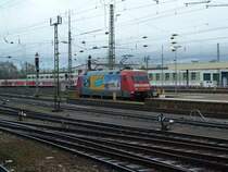 101 037-0 abgestellt am Morgen des 04.01.12 in Basel Bad. Bf.