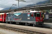 Ge4/4 II 646  100 Jahre Berninabahn am 04.05.13 in Landquart

