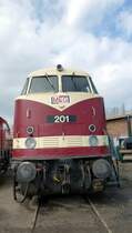MEG 201 war bei den 2. Geraer Eisenbahnfr�hling in Gera zusehen. Foto 13.04.2013
