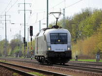HUPAC Mietlok f�r Raildox ES 64 U2-102 (NVR-Nummer 9180 6182 602-3 D-HUPAC) am 03. Mai 2013 auf dem s�dlichen Berliner Au�enring in H�he Diedersdorf.  


