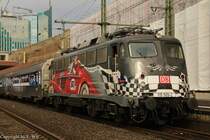 115 509 mit franz�sischem Technologie- und Innovationszug in D�sseldorf Hbf am 15.04.13.