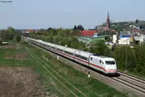 401 072-4 als ICE 277 (Berlin-Interlaken) am 25.04.2013 bei Teningen.