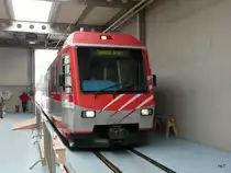 MGB - Tag der offenen T�r in der Depot/Werkst�tte im Glisergrund - Triebzug BDSeh 4/8 2052 f�r den Zubringerdienst Brig Bahnhof - Depot/Werkst�tte am 27.04.2013