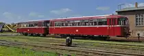 05.05.2013 Wittenberge, Historischer Lokschuppen; VT 95 der BEF ausgestellt auf dem Bw-Gl�nde