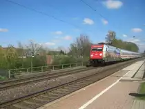Eine 101 118-8 in der n�he von H�rstel !
Datum:28.04.13 ! H�rstel ist in der N�he von Rheine !!
Die 101 188-8 fuhr planm��ig Als Intercity (IC).