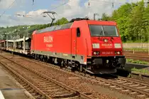 Am Dienstag den 7.5.2013 musste die 185 246-6 mit ihrem Autotransportwagenleerzug f�r das AUDI-Werk in Neckarsulm erst der RB nach Ulm den Vortritt gew�hren. Einige Minuten sp�ter durfte sie dann ihren Weg nach Bad Friedrichshall-Jagstfeld fortsetzen.