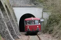 Nochmals ein Bild von der Almetalbahn am 1. Mai 2013 mit dm VT98. Auch hier nochmals Danke an das Zugpersonal f�r diese Scheinanfahrt.