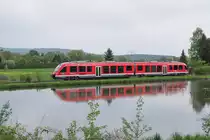 648 304 als RB 58613 nach Simmelsdorf-H�ttenbach am 07.05.2013 bei Schnaittach.